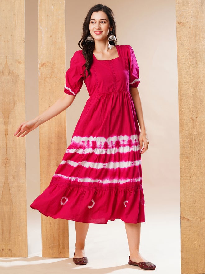 globus Tie-Dye Tiered Dress - Image 2