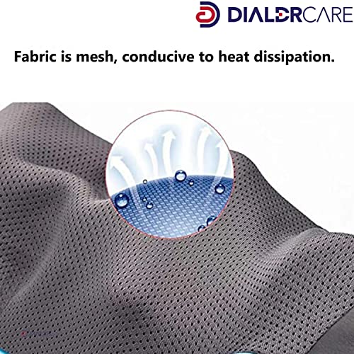 DIALDRCARE Neck and Shoulder Massager Shiatsu Machine Deep Tissue 3D Electric Kneading Pillow Massager for Muscle Pain Relief Home Car Use(Blue) - Image 3