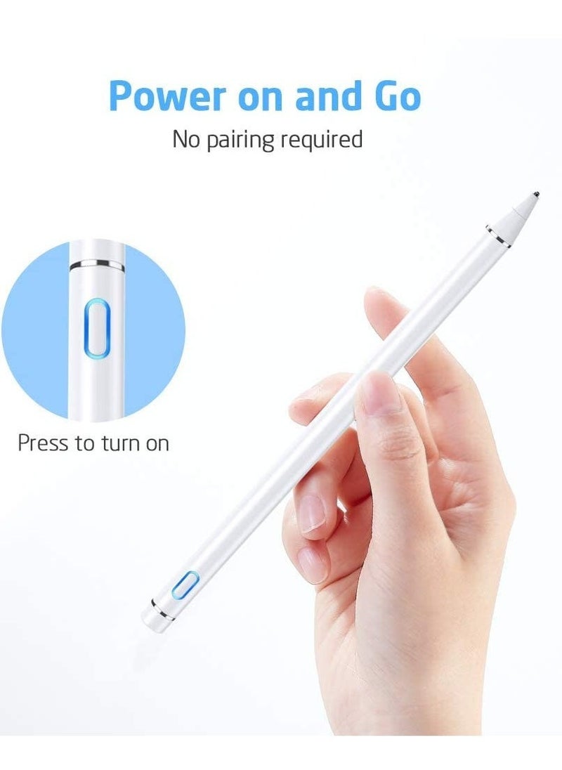 BGM - Precision Stylus Pencil for Apple iPad Pro - White: Enhance Your Digital Creativity with Pinpoint Accuracy and Elegant Design - Image 1