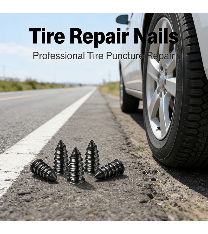 Universal Tire Puncture Repair Nails L Size for Car Motorcycle Scooter Bike - Image 1