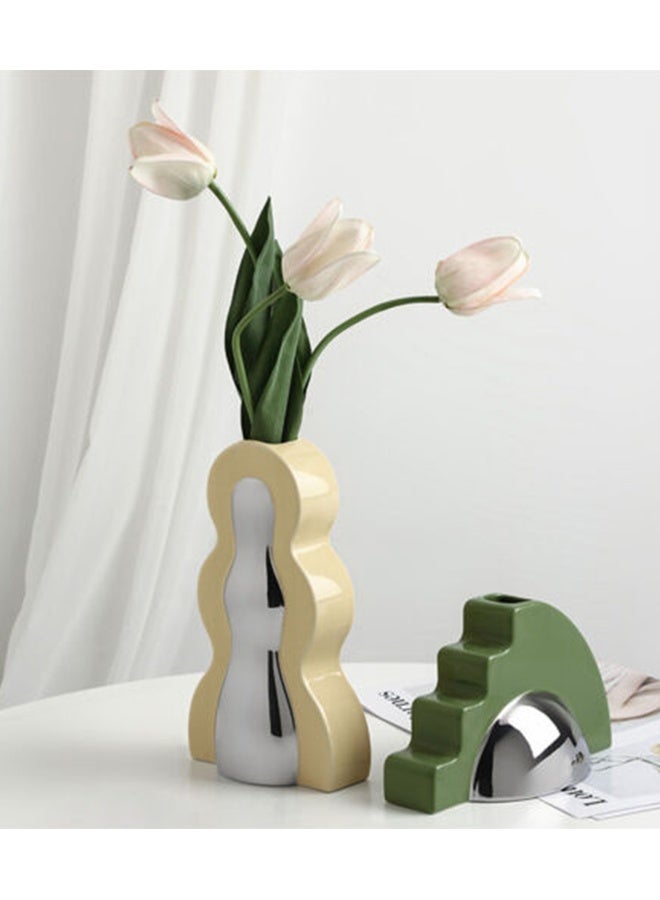 Roomours Bedin Vase - Beige  - Image 3