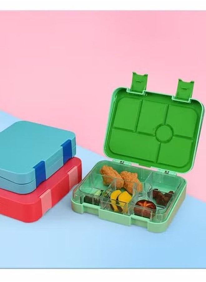 Arabest Square Sealed Lattice Portable Lunch Box Green  - Image 4