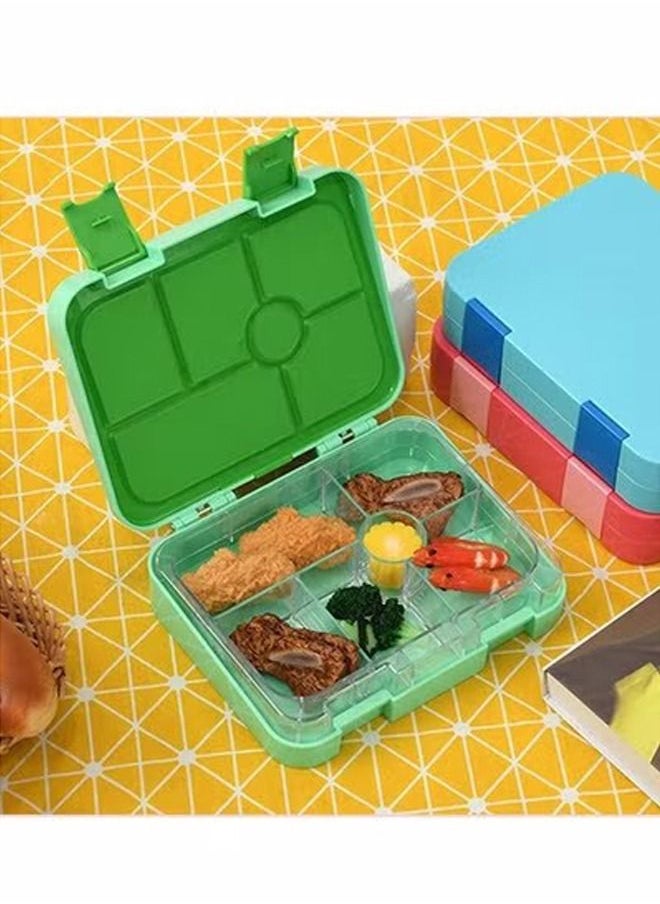 Arabest Square Sealed Lattice Portable Lunch Box Green  - Image 3