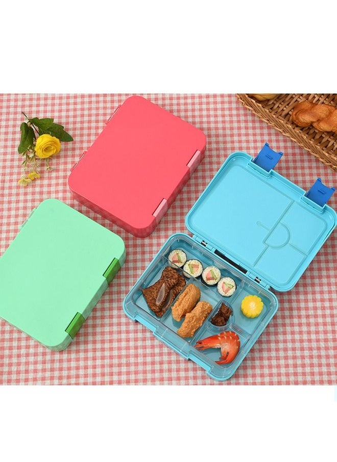 Arabest Square Sealed Lattice Portable Lunch Box Green  - Image 5