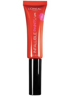 L'OREAL PARIS L'Oreal Infallible Lip Paints - 322 Orange Envy  - Image 1