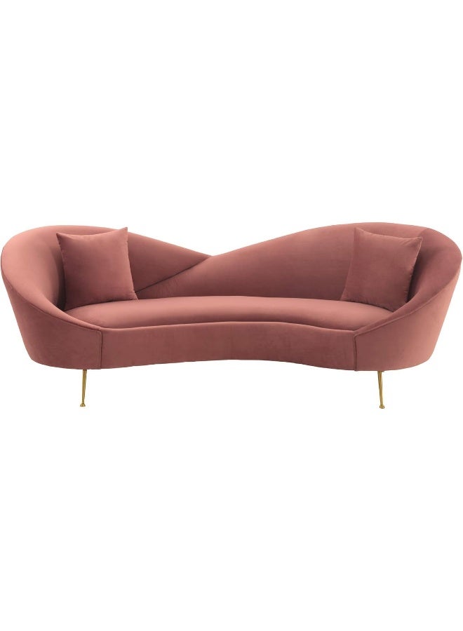 Zayn comforts Elegant Blush Pink 3-Seater Sofa - Image 3