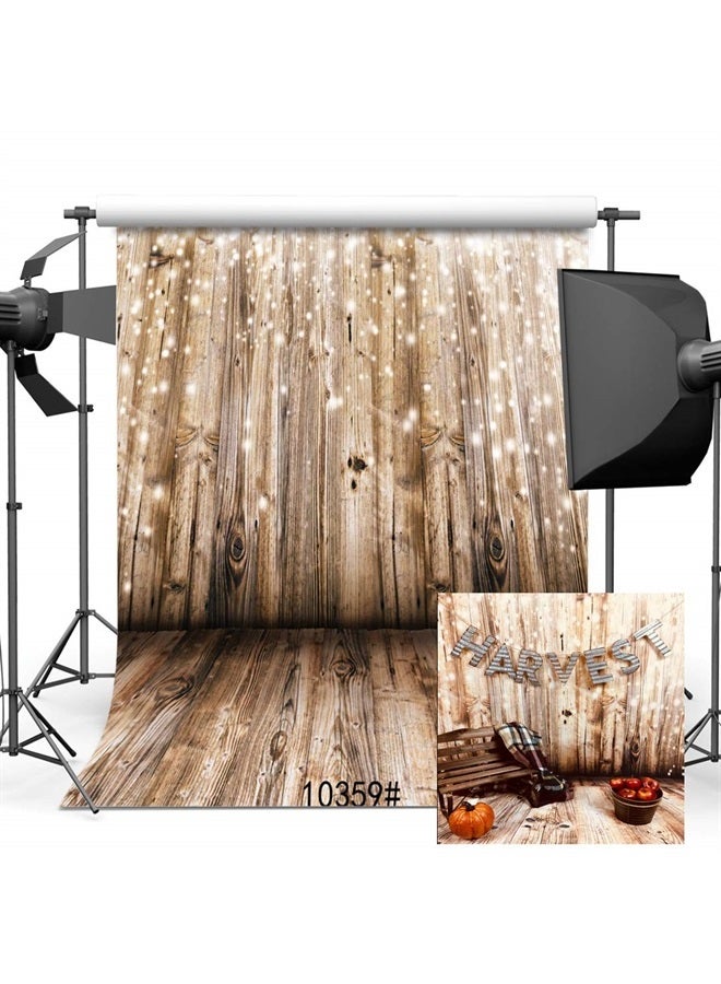 SJOLOON 10x10FT Rustic Wood Vinyl Photography Backdrop Nostalgia Wood Floor Photo Backdrop Baby Newborn Photo Studio Props JLT10359 - Image 2
