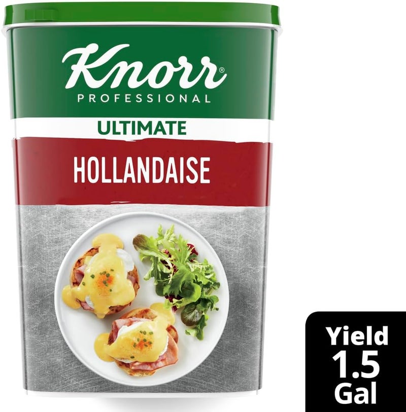 Knorr خلطة صلصة هولنديز النهائية من كنور بروفيشينال - نباتية، خالية من الجلوتين، بدون نكهات أو مواد حافظة صناعية، 30.2 أونصة، عبوة من 4 - Image 4