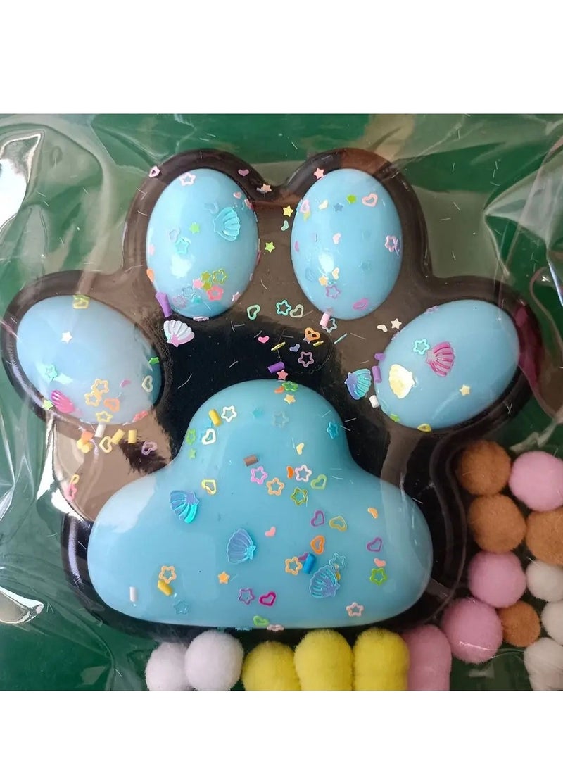 لعبة الضغط على مخلب القطة من Générique Squishy Paw Squeeze، ألعاب مخلب قطة من السيليكون الناعمة واللطيفة، مخلب قطة عملاقة إسفنجية، ألعاب حسية ناعمة لتخفيف التوتر - Image 1