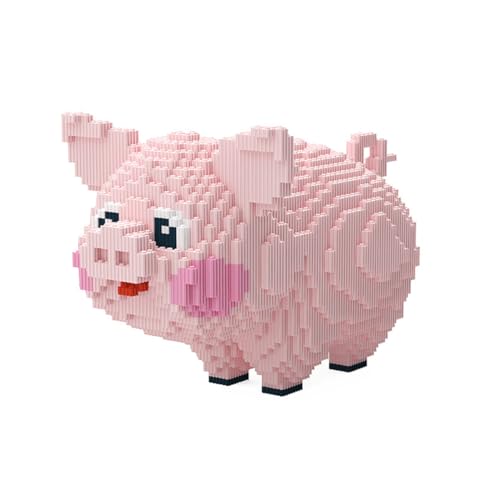 BDYDT Animal Pig Micro Building Blocks Set 2745 Pieces Gift for Adults and Kids Ages 14 Years and Up - Image 1