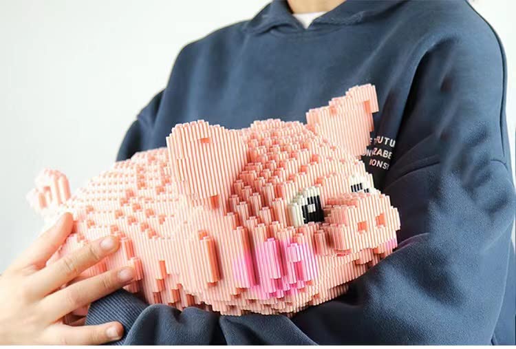 BDYDT Animal Pig Micro Building Blocks Set 2745 Pieces Gift for Adults and Kids Ages 14 Years and Up - Image 5