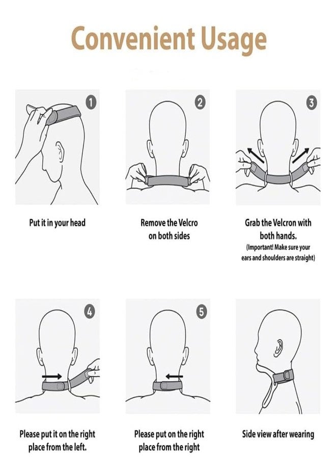 SMARAN Neck support Bracket|Cervical neck Support Brace|Cervical Plastic Collar For Neck|Pain Relief Neck Support |Brace For Spinal Pain And Pressure Relief Yoga Home Office - Image 5
