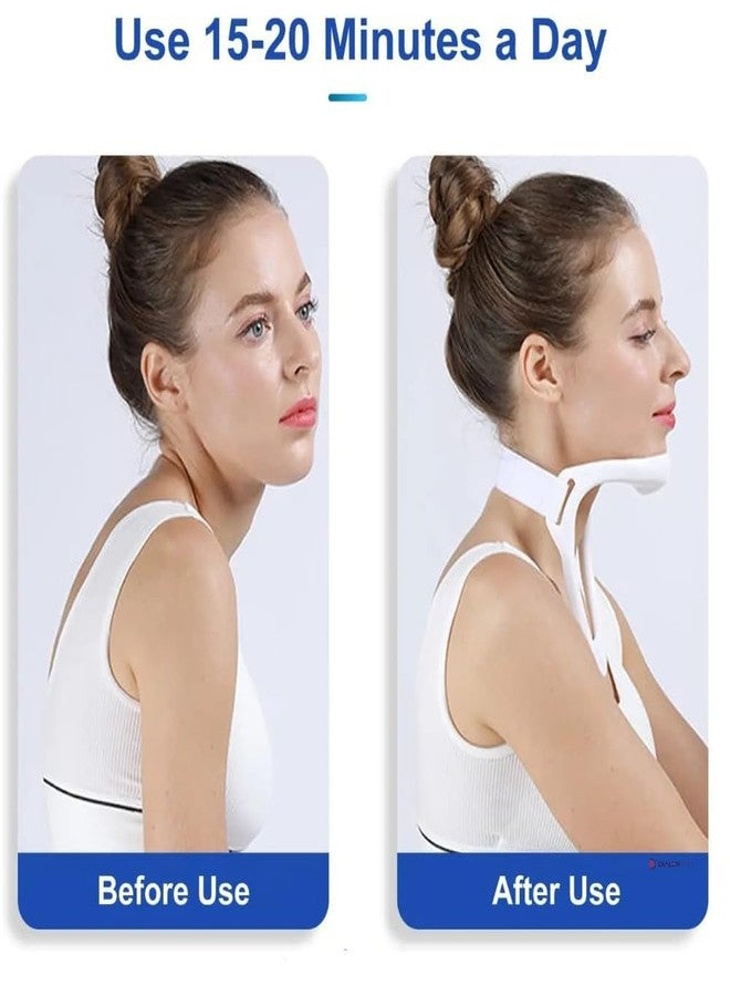 SMARAN Neck support Bracket|Cervical neck Support Brace|Cervical Plastic Collar For Neck|Pain Relief Neck Support |Brace For Spinal Pain And Pressure Relief Yoga Home Office - Image 3