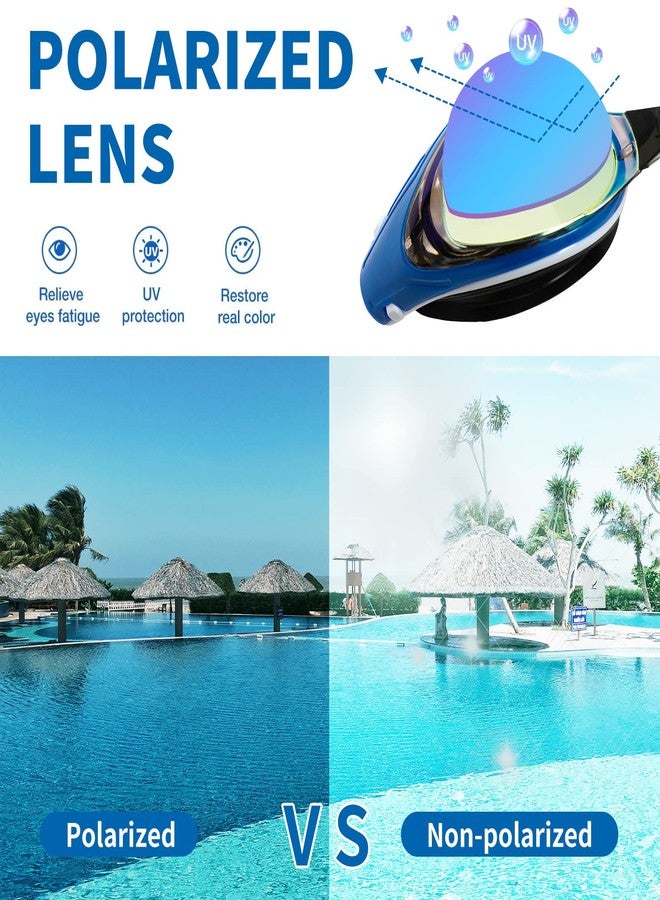 WAVE Nearsighted Swim Goggles, Shortsighted Optical Swimming Goggles No Leaking Anti Fog UV Protection for Adult Men Women Youth - Image 2