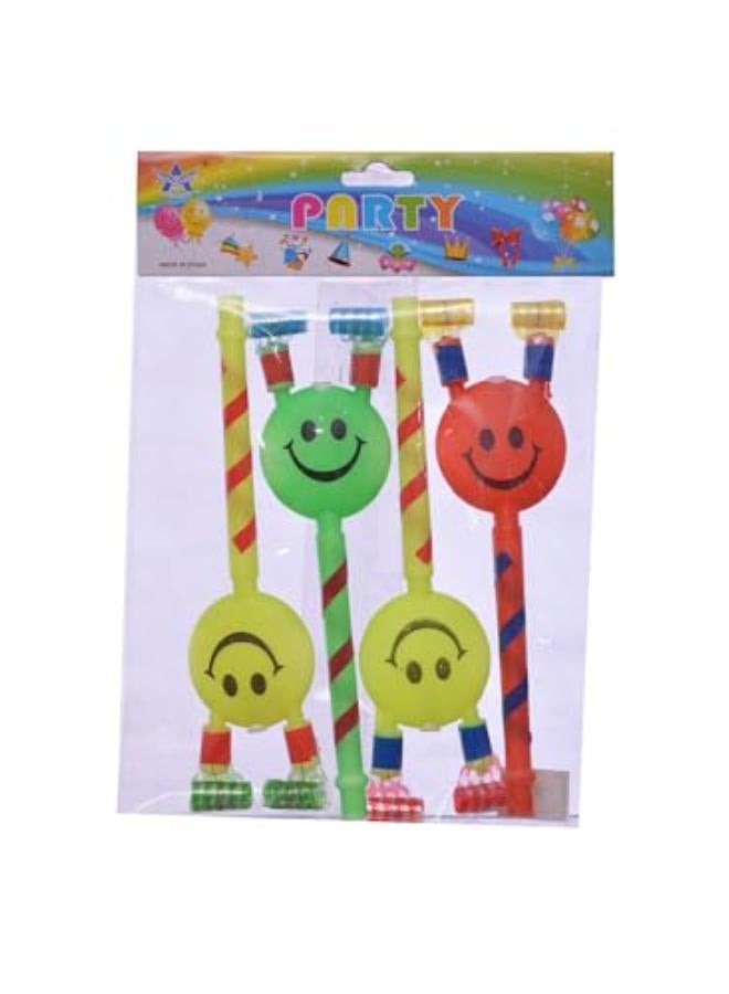 GTG TOYS Party Games With Smiley Face Design 4 Pieces  Multi Color - Image 3