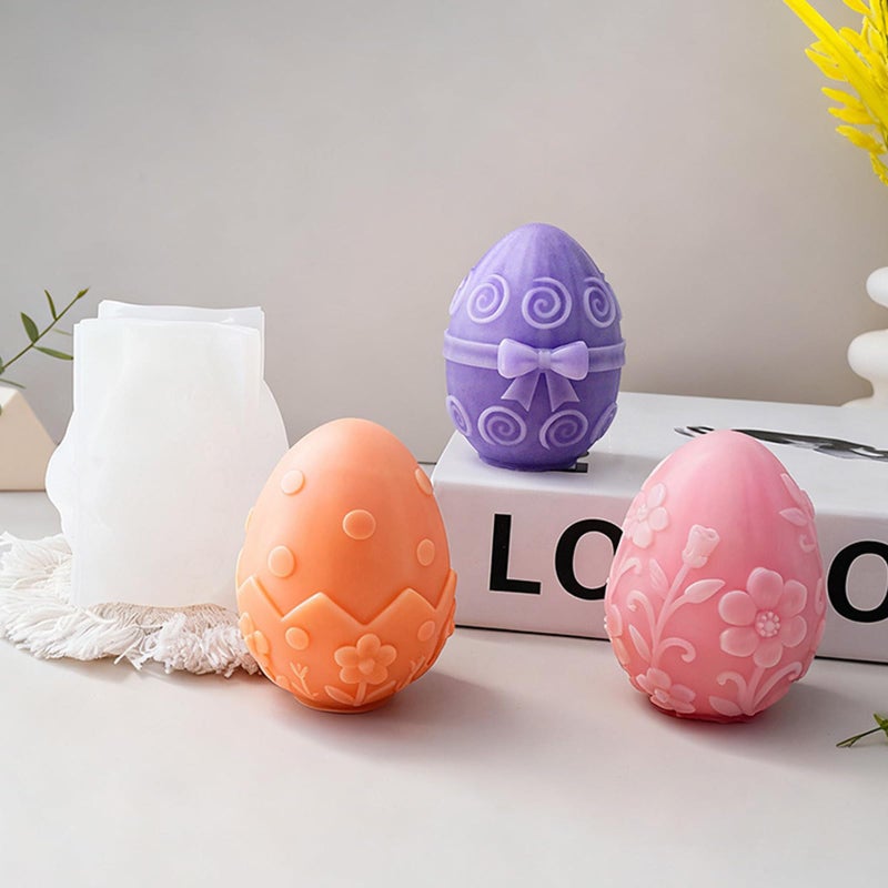 Bowknot Eggshell Color Silicone Mold For Resin Casting Soap Chocolate Baking Food Safe - Image 4