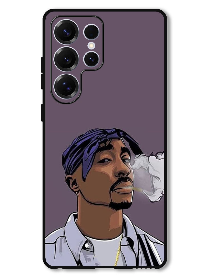 Theodor Protective Case Anti Scratch Shock Proof Bumper Cover For Samsung Galaxy S25 Ultra Tupac - Image 1