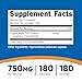 Nutricost Maca Root Capsules Lepidium meyenii 750mg 180 Capsules 180 Servings - Image 4