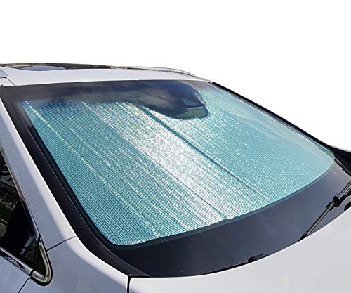 Autotech Park Foldable Sunshade Compatible with 2015-2021 Mercedes C-Class C250 C300 C400 C63 C43 Sedan (Does NOT fit Coupe), Custom-fit Windshield Sun Shade - Image 5