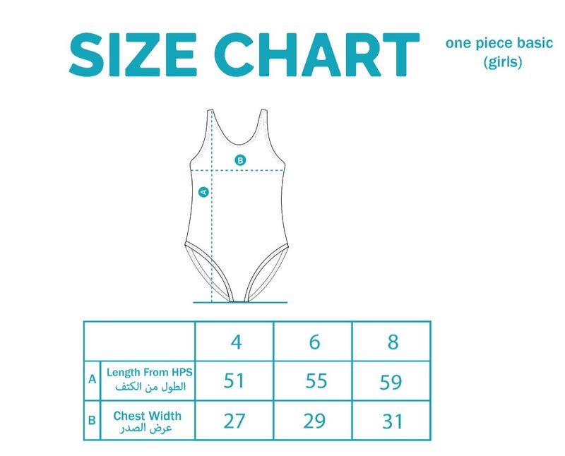 Onda Quick-Dry Stretch Lycra Swimsuit for Girls - Image 2
