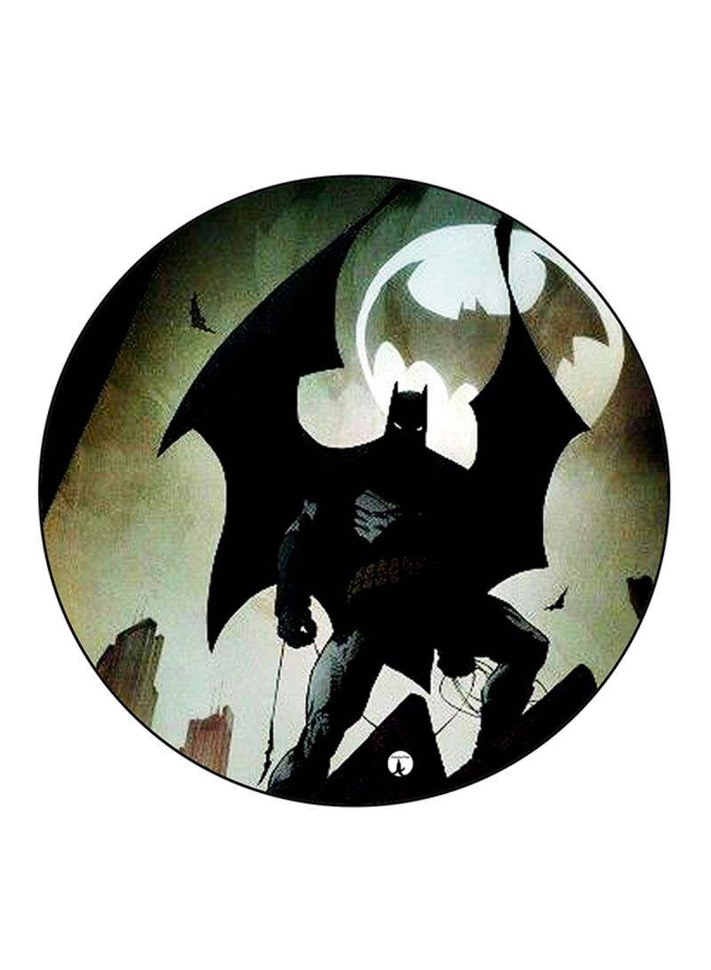 RKN Batman Printed Mouse Pad Round  Multicolour