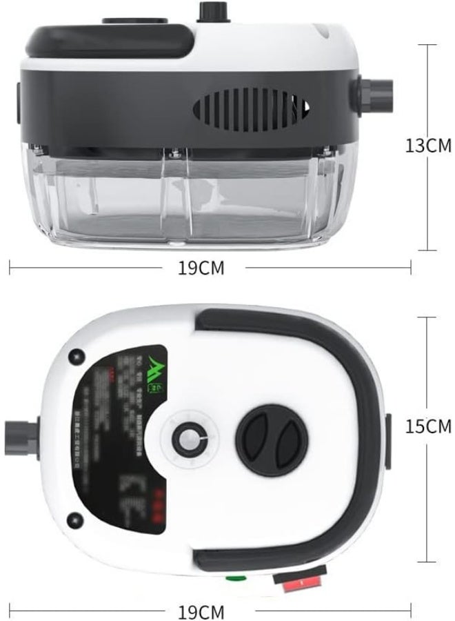 توبي منظف ​​بخاري محمول باليد بقوة ٢٥٠٠ واط من توبي - آلة تنظيف عالية الضغط بدرجة حرارة عالية مع رؤوس فرشاة وقفازات للمطبخ والأثاث والحمام والسيارة - Image 2