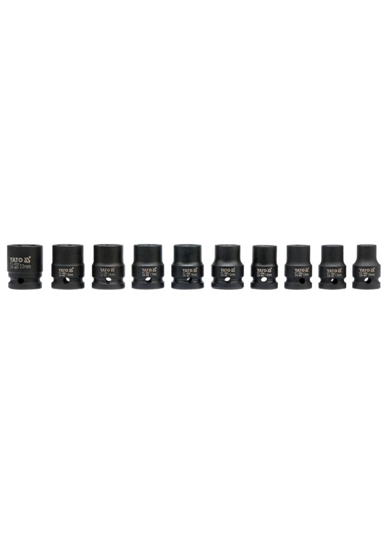 Yato YATO Impact Socket Set 10pcs/sets 1/2"Dr YT-1025 PL 
