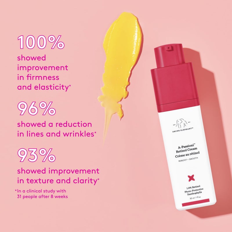 Drunk Elephant A-Passioni Retinol Cream - 30 ml/1 fl oz - 1% Retinol Serum - Clean Clinical Skincare - Cruelty-Free - Dermatologist-Tested - Free of Essential Oils, Silicones, and Fragrance - Image 2