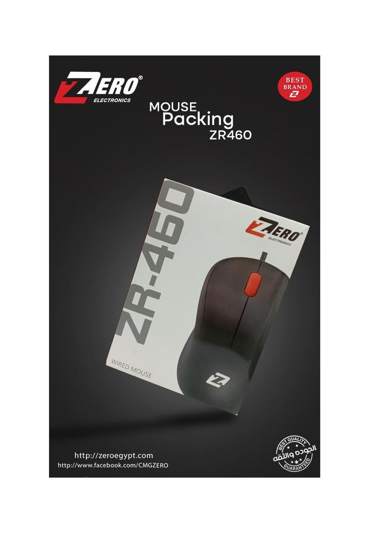 Zero - Zero wired mouse ZR-460 Black - Image 1