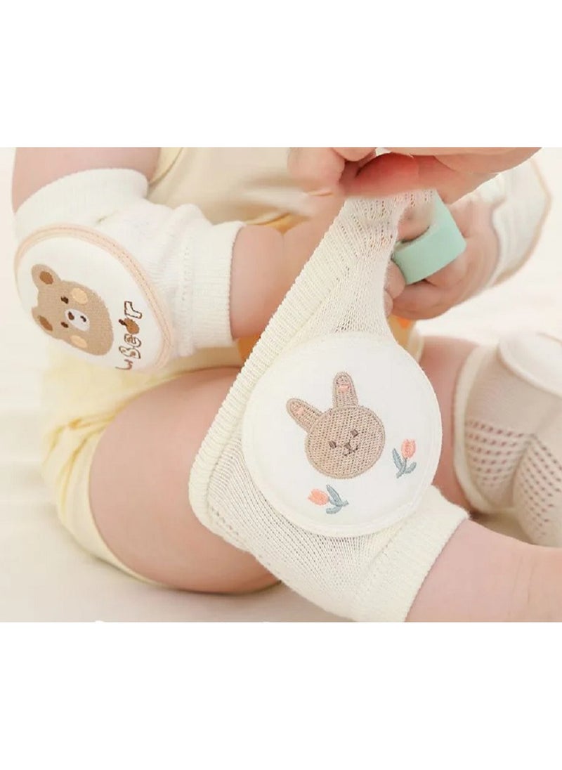 Pikkaboo - Pikkaboo Soft Crawl Baby Knee Pad-Rabbit - Image 1