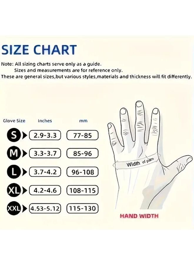 Heavy Duty Black Nitrile Gloves Non Slip Textured Disposable Size M 20pcs - Image 4