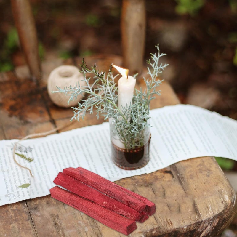 DOITOOL Peru Sacred Wood Sticks 5Pcs Wild Harvested Fragrant Wood Incense Sticks for Meditation Relaxation Space Purification Ritual Use - Image 4