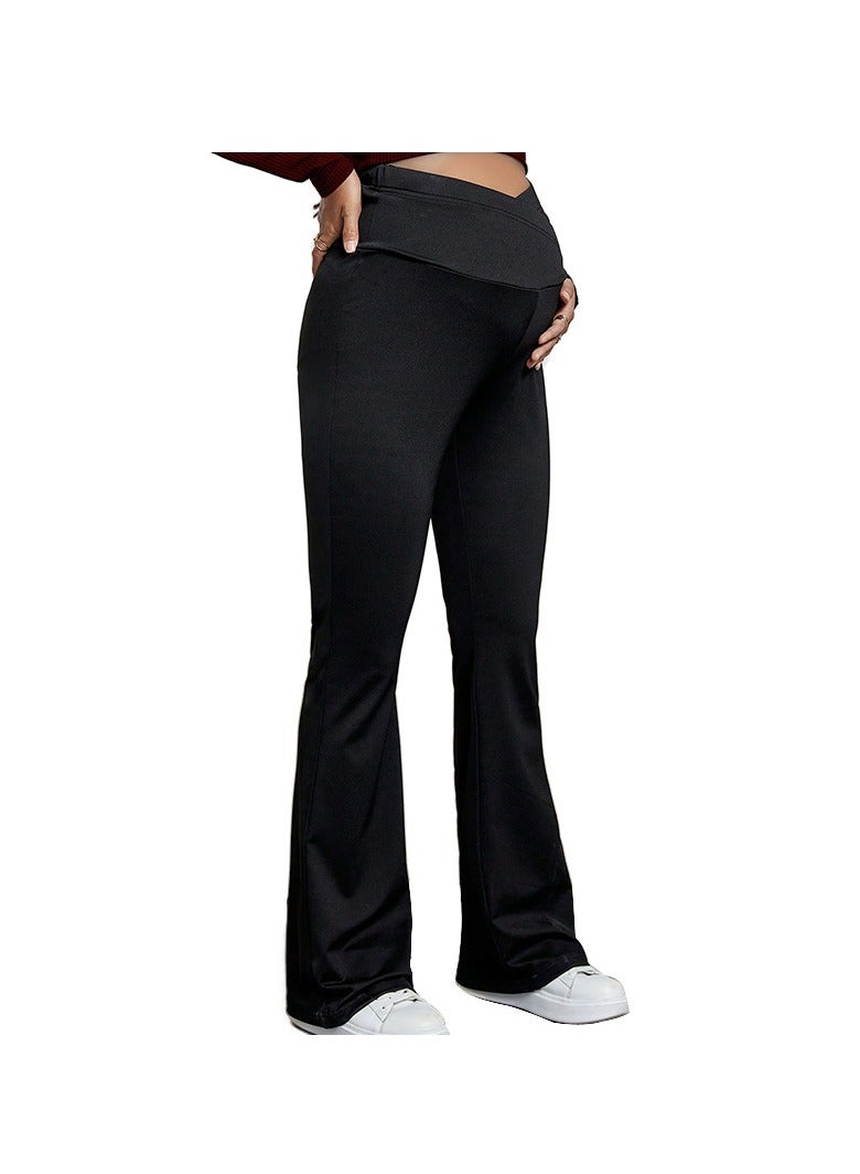 Women's maternity pants for big belly casual pajamas pregnancy pants  - Image 1