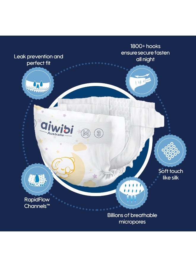 أيويبي حفاضات الأطفال من  Ultimate Comfort 60 قطعة - Image 3