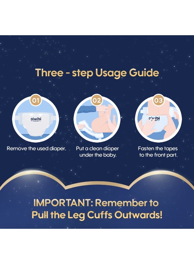 أيويبي حفاضات الأطفال من  Ultimate Comfort 60 قطعة - Image 4