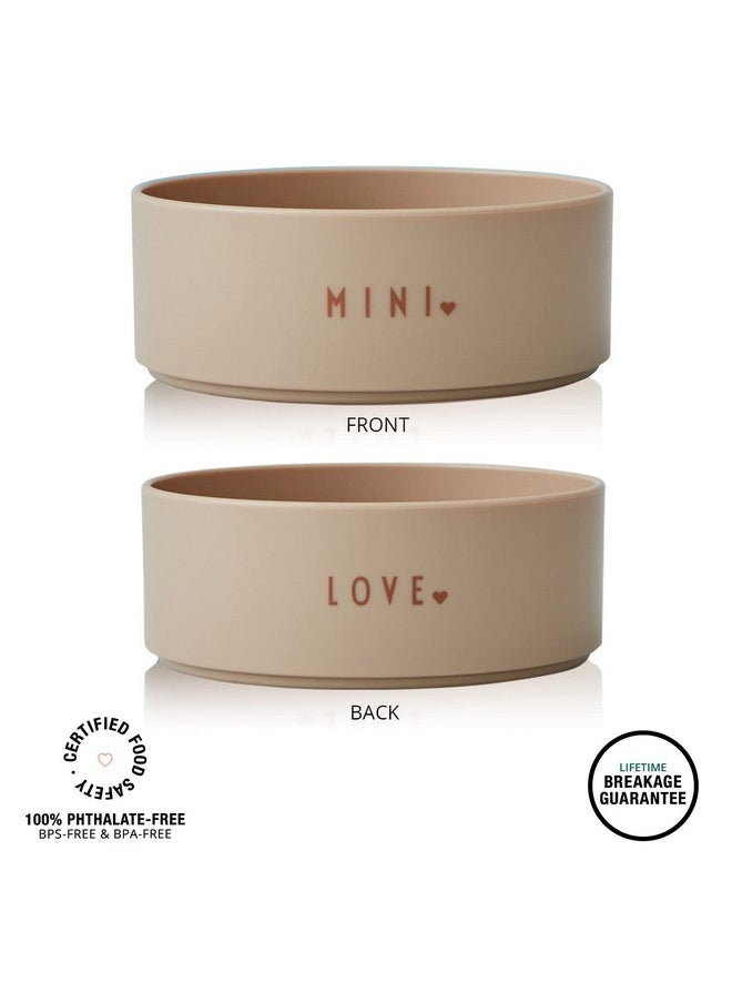 Design letters Design Letters Mini Favourite Tritan Kids Bowl | Unbreakable Toddler Bowl with Letters | Dinnerware Bowls for Kid | Suction Bowl for Babies BPA/BPS Free | Breakfast Bowls Drop Safe| Cereal & Soup Bowl  - Image 1