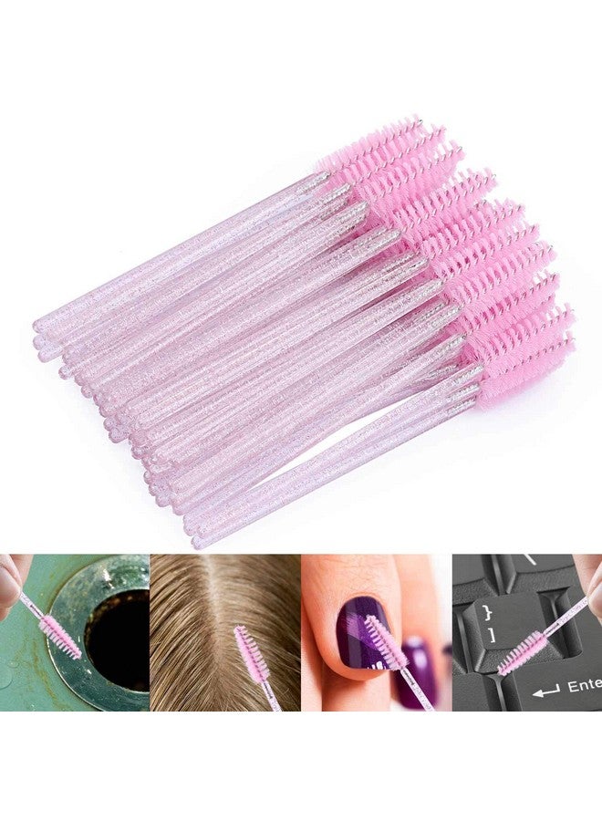 تي بيست ماكس 1000 فرشاة ماسكارا للاستعمال مرة واحدة، فرشاة رموش لتمديد رموش الحواجب باللون الوردي - Image 5