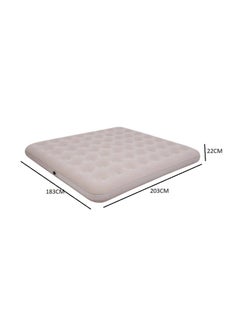 FULL JOY High Quality Mattress King Size Blow Up Camping Flocked Air Bed  - Image 3