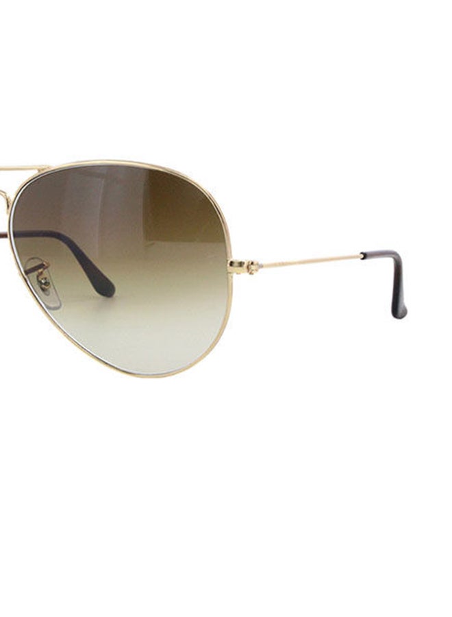 Ray-Ban Men Aviator Sunglasses - RB3025 - Lens Size: 62 mm - Gold - Image 5