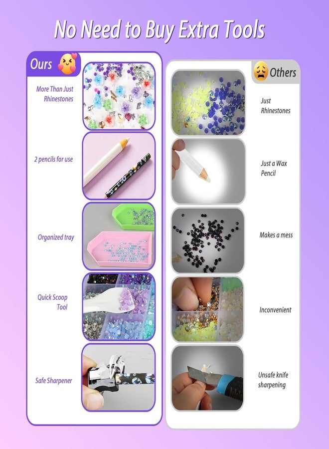 HANEVEAR 33000Pcs Jelly Rhinestones Bedazzling Kit, 32 Colors 3mm Resin Flatback Gems & 8 Cute Decorations, Bedazzler Kit with Jewelry Glue & Tools, Bedazzling for Diamond Art Crafting Book Nail Makeup - Image 4