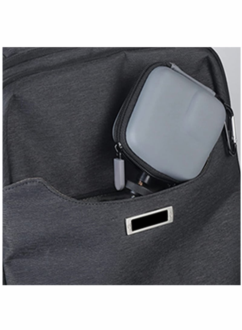 SYOSI Carrying Case, Double Zipper Mini Hard Shell Carrying Case, Travel Portable Storage Bag Accessories, for Gopro Hero 10 9 8 7 6 5 With Waterproof, for Dji Osmo Action, for Akaso, for Campark, And More - Image 4