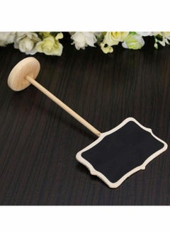 Y&D Mini Stand Chalkboard, Hanging Blackboard Message Board Polygon Chalkboard Signs Double Sided Tabletop School Wedding Birthday Party Bar Sign Event Decoration, 10 PCS  - Image 2
