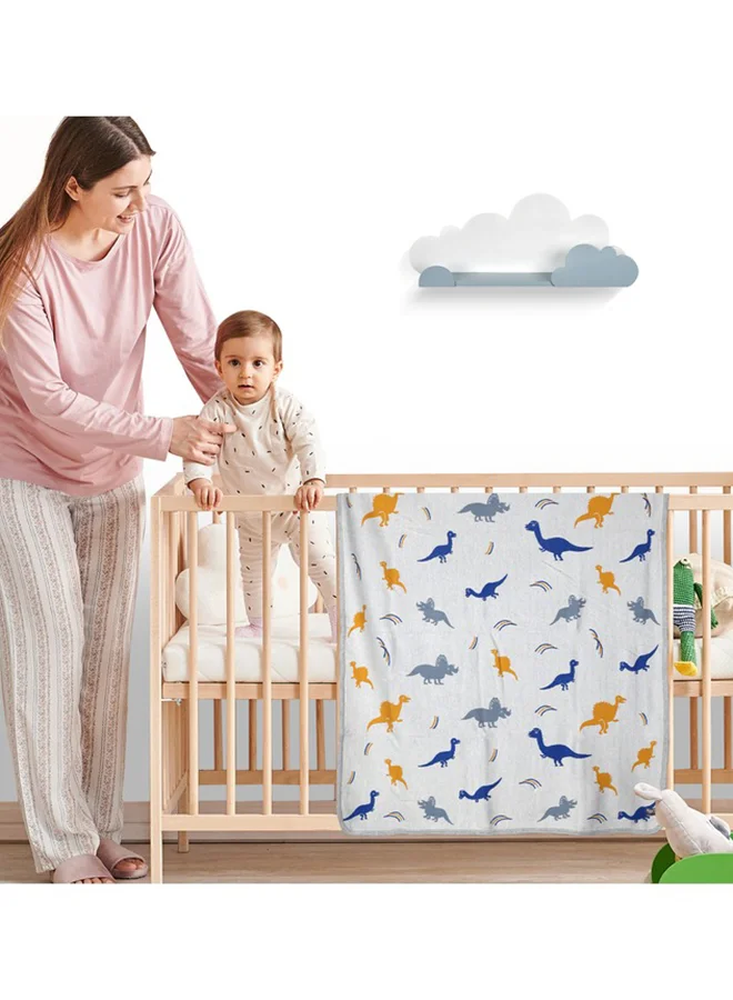 نورتر Soft Baby Blankets For Boys And Girls 100% Combed Cotton Lightweight Fleece