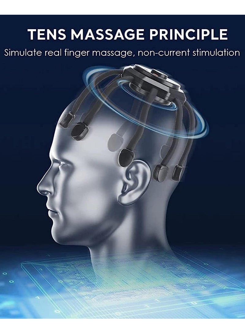 Prime by javaudan - Electric Scalp Massager with 3 Modes 360 Degree Head Massager with 8 Claws - Image 1