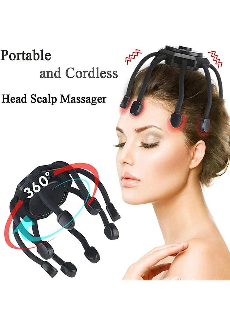 Prime by javaudan - Electric Scalp Massager with 3 Modes 360 Degree Head Massager with 8 Claws - Image 1