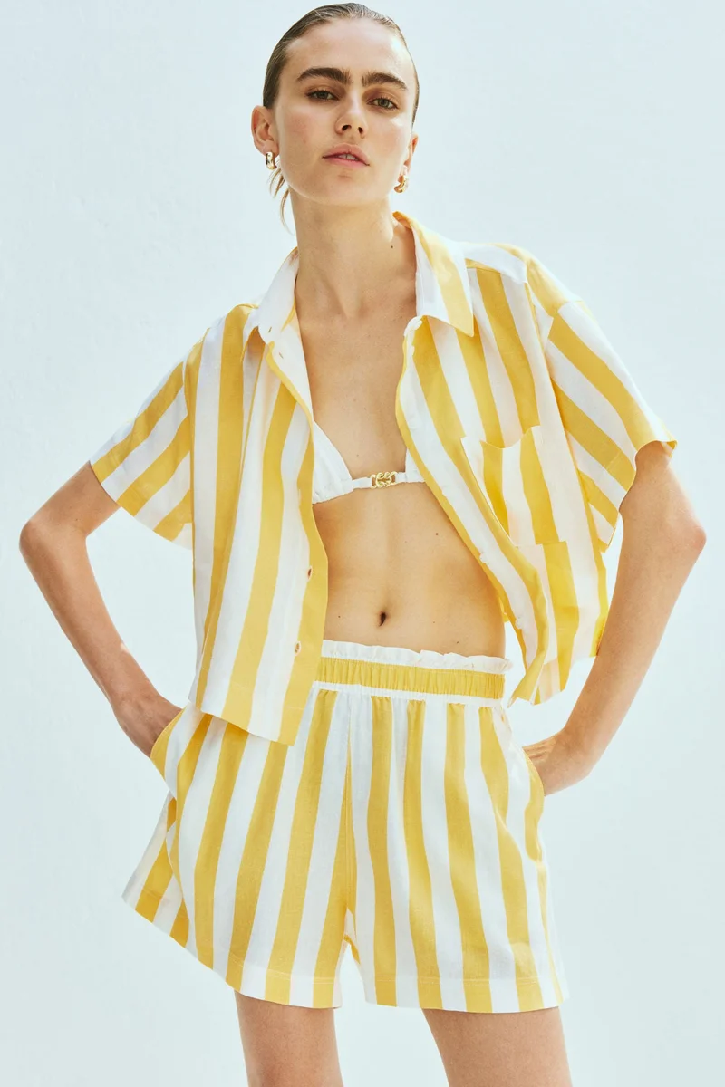 H&M Linen-blend shirt