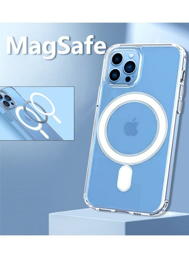 iPhone 17 Case Magsafe Strong Magnet Upgraded Delay Yellowing iPhone 17 Cover Military Grade Protection Scratch Resistant iPhone 17 Cover Magnetic Compatible with Magsafe Accessory Clear - Image 4