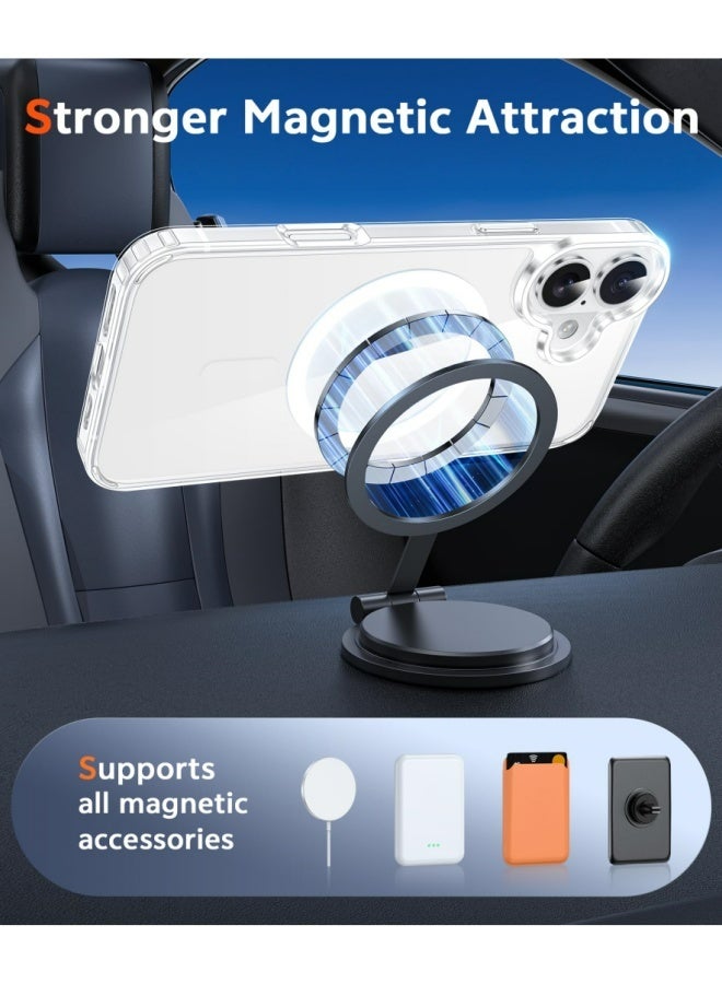 iPhone 17 Case Magsafe Strong Magnet Upgraded Delay Yellowing iPhone 17 Cover Military Grade Protection Scratch Resistant iPhone 17 Cover Magnetic Compatible with Magsafe Accessory Clear - Image 5