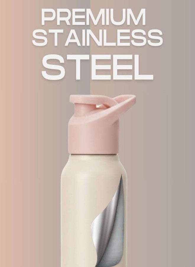 Speedex Stainless Steel Water Bottle 1 Ltr, Leak Proof Sipper Cap, BIS Approved 1000 ml Metal Bottle For Daily, Office, School, Gym, Travel Use for Men, Women, Kids, Adults, Peach Orange, Set of 1 - Image 3