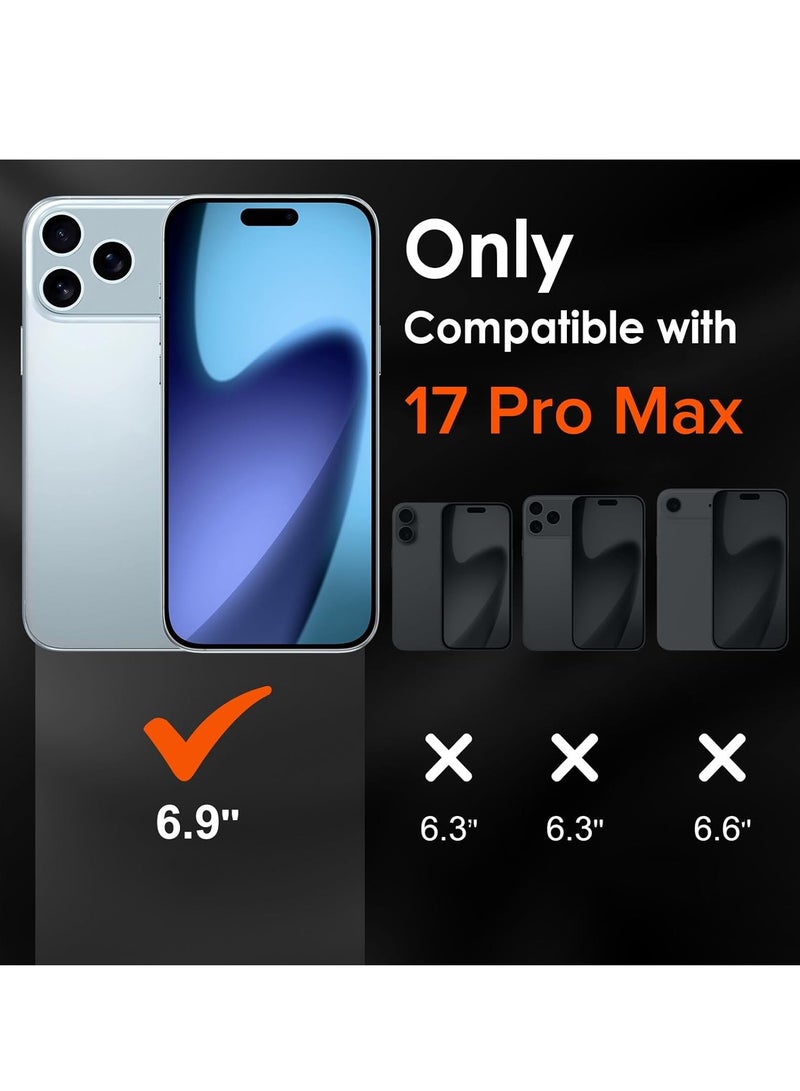 BORTONY iPhone 17 Pro Max Case Soft Jelly Silicone iPhone 17 Pro Cover Inside Microfiber Lining Shockproof Protective Phone Case for iPhone 17 Pro Max 6.9 inch - Image 2